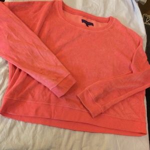 Aeropostale sz L pink velvety sweater